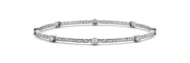 Diamond Round Multi-Stone Bracelet