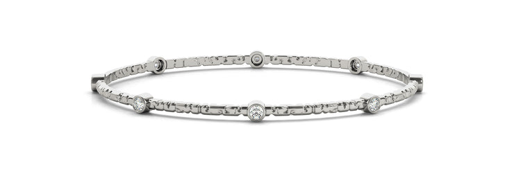 Diamond Round Multi-Stone Bracelet