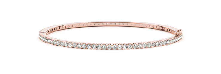 14K Rose Gold Diamond Fashion Bracelet