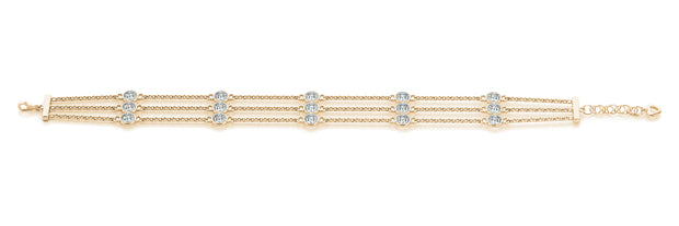 14K Yellow Gold 1/2 ct Diamond Fashion Bracelet