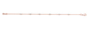14K Rose Gold Diamond Fashion Bracelet
