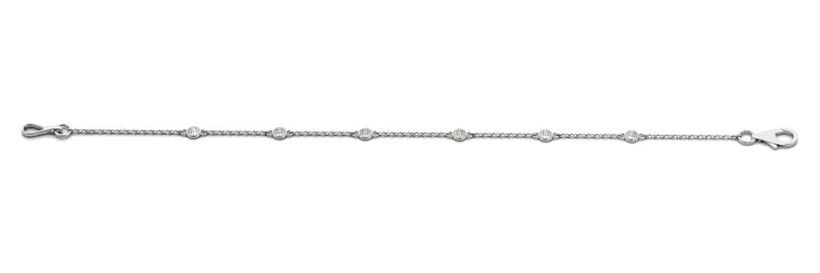 Multi-Diamond Round Stone Fashion Bracelet
