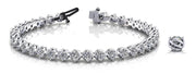 Multi-Gold Diamond Tennis Bracelet | 57 Round Stones