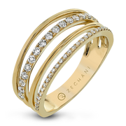 Right Hand Ring in 14k Gold with Diamonds