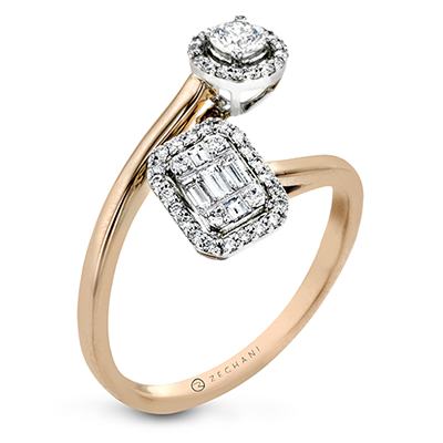 ZR1892 Right Hand Ring in 14k Gold with Diamonds