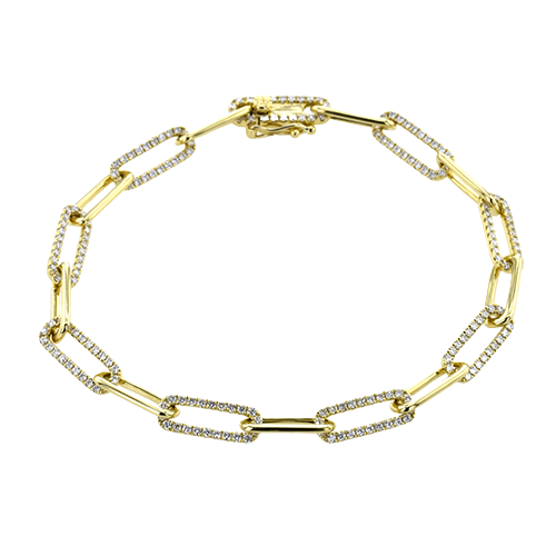 Bracelet in 14k Gold with Diamonds