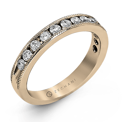 Anniversary Ring in 14k Gold with Diamonds