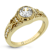 Engagement Ring in 14k Gold with Diamonds