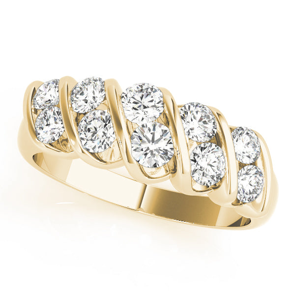 14K Yellow Gold 1/4 ct tw Diamond Wedding Ring