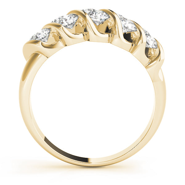 14K Yellow Gold 1/4 ct tw Diamond Wedding Ring