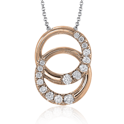 ZP264 Pendant in 14k Gold with Diamonds