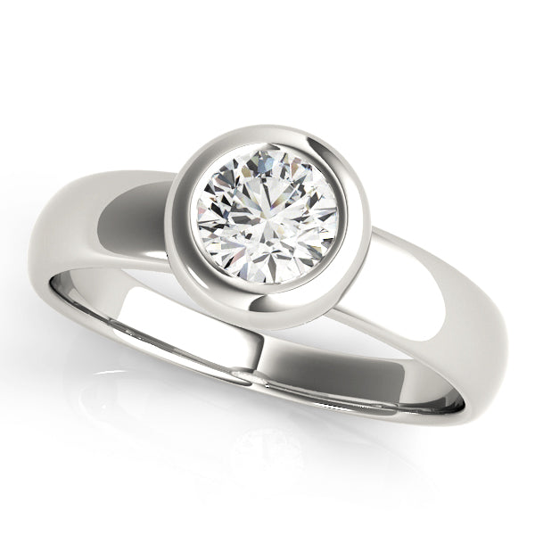 1.0 CT Round Diamond Solitaire Engagement Ring