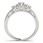 Three Stone Diamond Engagement Ring