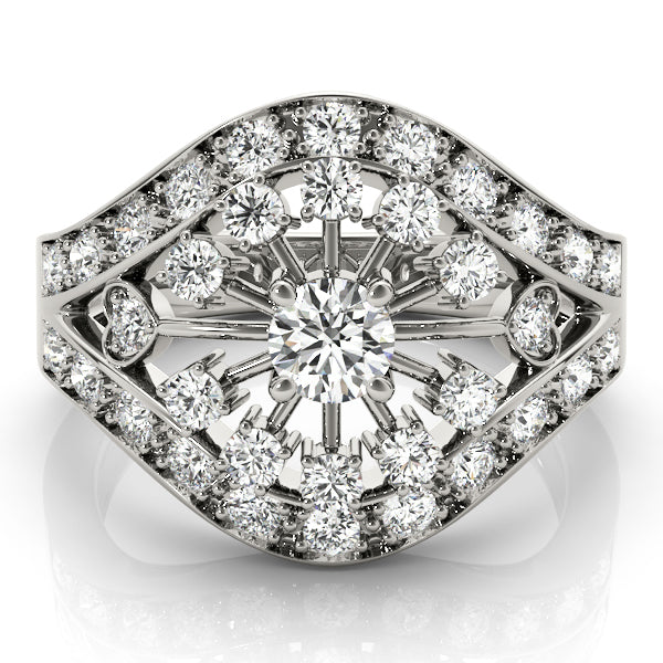 Multi-Diamond Fashion Statement Ring