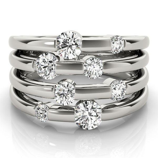 0.50 CT Round Diamond Fashion Ring