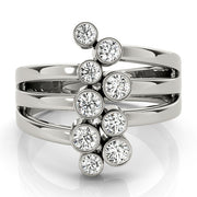 Multi-Diamond Fashion Right Hand Ring