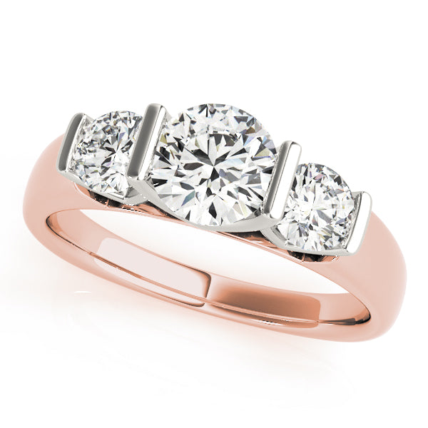 14K Rose Gold 1.25 CT Diamond Engagement Ring