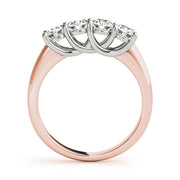 14K Rose Gold Diamond Wedding Ring