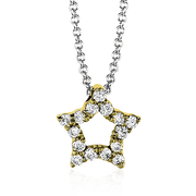 Pendant in 14k Gold with Diamonds