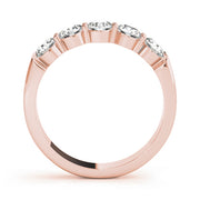14K Rose Gold Diamond Wedding Ring
