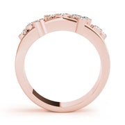 Rose Gold Multi-Stone Diamond Fashion Ring