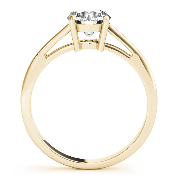 14K Yellow Gold 1ct Diamond Solitaire Engagement Ring