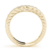 14K Yellow Gold Multi-Diamond Wedding Band