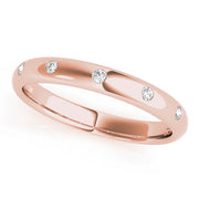 14K Rose Gold Multi-Diamond Fashion Ring