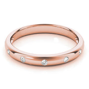 14K Rose Gold Multi-Diamond Fashion Ring