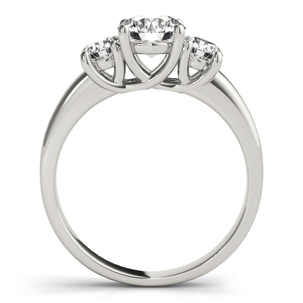 Three Stone Diamond Engagement Ring