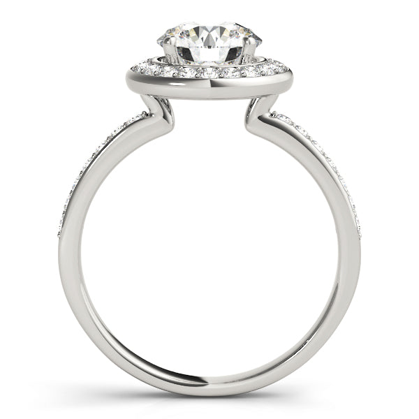 Halo Diamond Engagement Ring