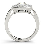 Halo Diamond Engagement Ring