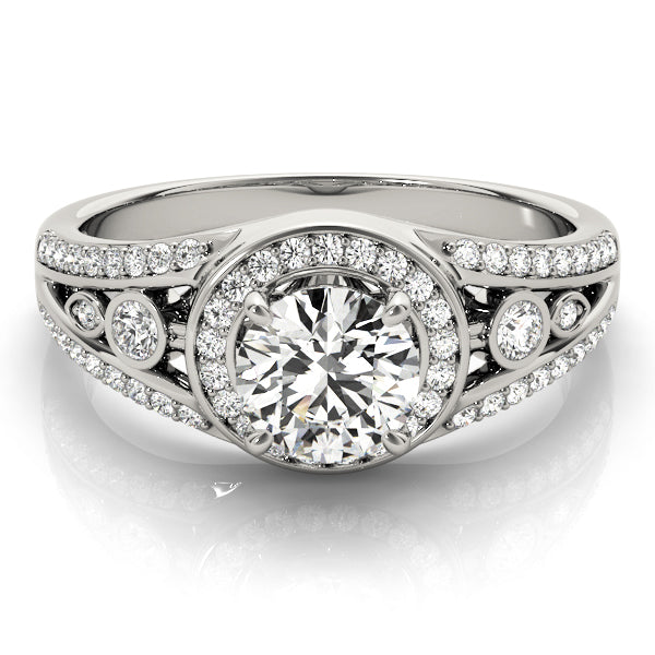 Halo Diamond Engagement Ring