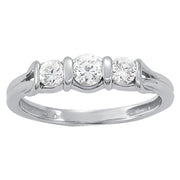 Diamond Round Multi-Stone Fashion Ring