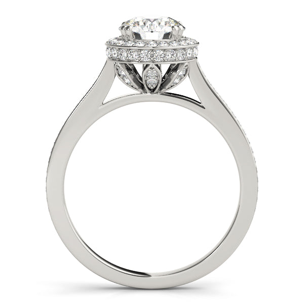 Halo Diamond Engagement Ring