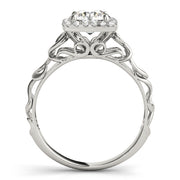 Halo Diamond Engagement Ring