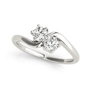 Two-Stone 14K Diamond Fashion Ring