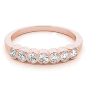 14K Rose Gold Multi-Diamond Fashion Ring