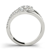 Multi-Diamond Fashion Ring in Premium Metal