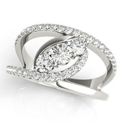 Multi-Diamond Fashion Ring in Premium Metal