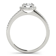 Halo Diamond Engagement Ring