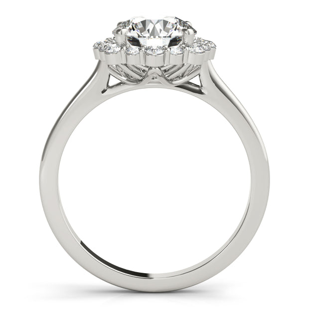 Halo Diamond Engagement Ring