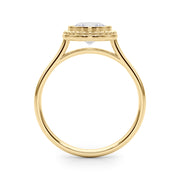 18K Yellow Gold 1 CT Diamond Engagement Ring