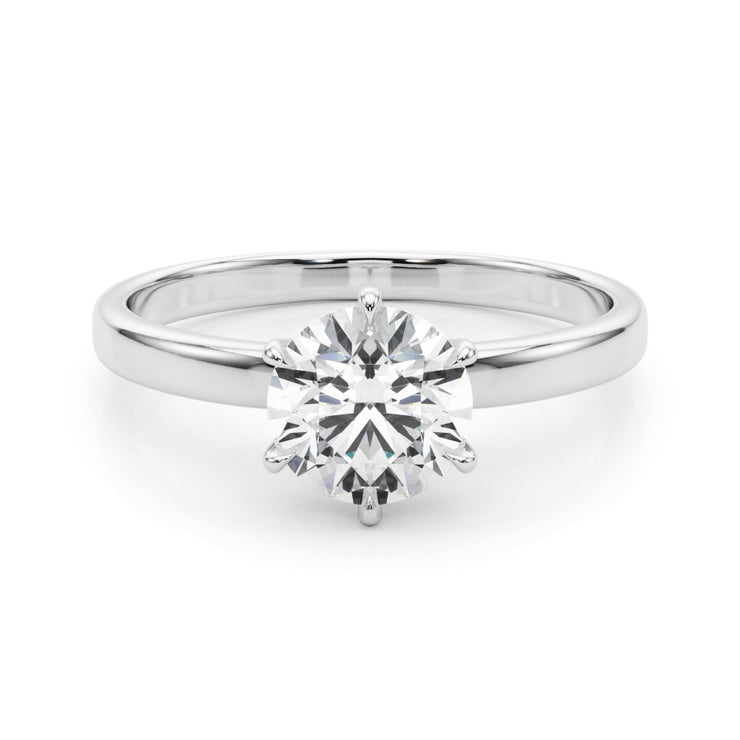 Solitaire Diamond Engagement Ring