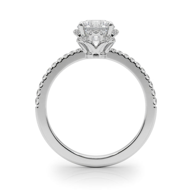 Halo Diamond Engagement Ring