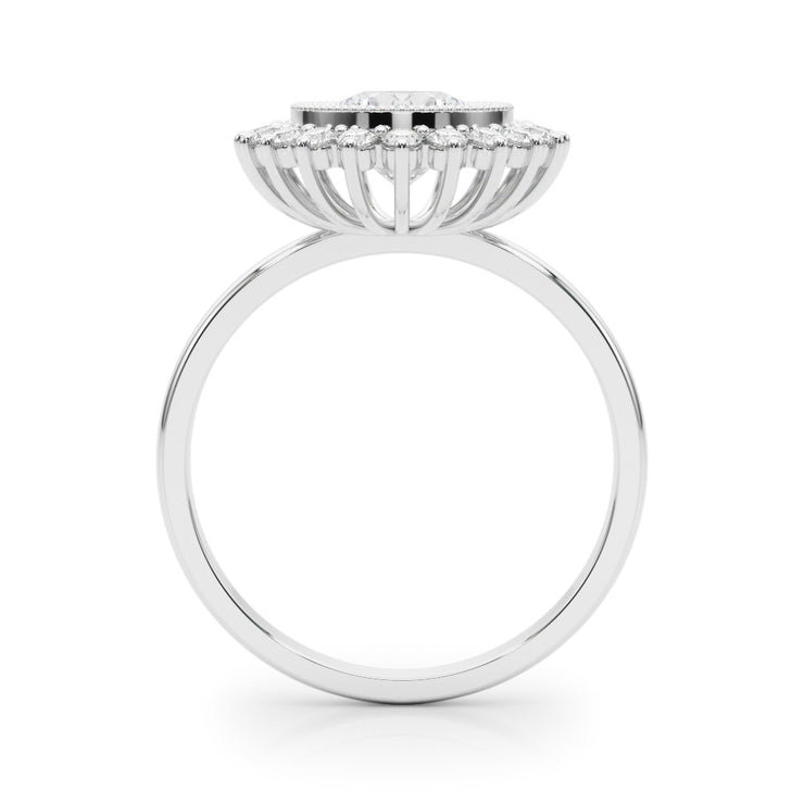 Halo Diamond Engagement Ring