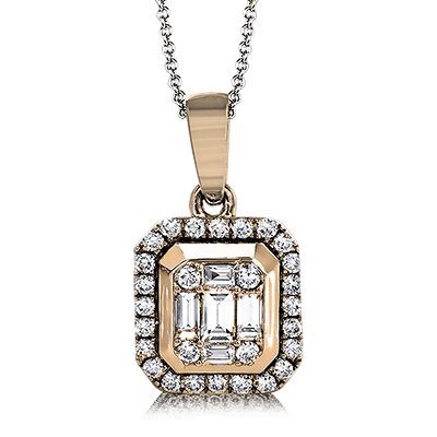 Pendant in 14k Gold with Diamonds