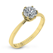 Engagement Ring in 14k Gold with Diamonds