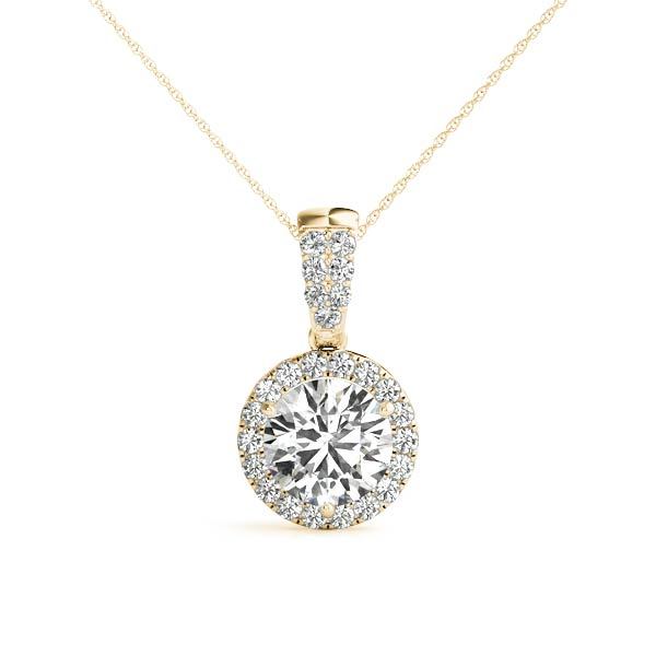 Halo Diamond Pendant