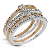 Right Hand Ring in 14k Gold with Diamonds